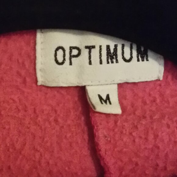 Pink Optimum Fleece Sweater | Zip up Cardigan Sz M\L - Picture 3 of 3